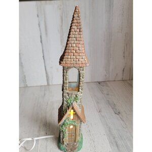 Vintage tall church skinny‎ ceramic house village accessory xmas